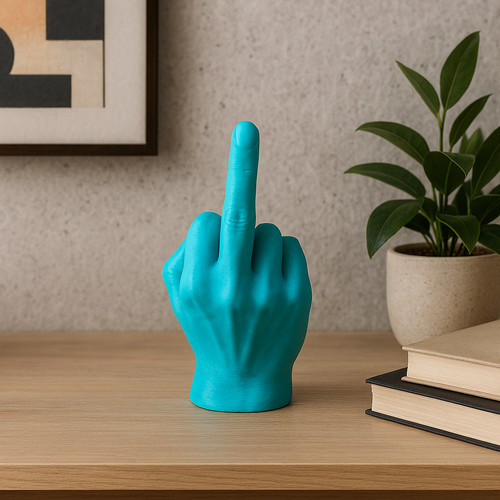 Stinkefinger mittelfinger deko - stinkefinger,