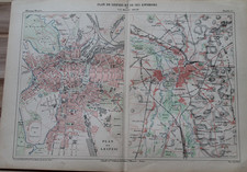 Plan von LEIPZIG und Umgebung