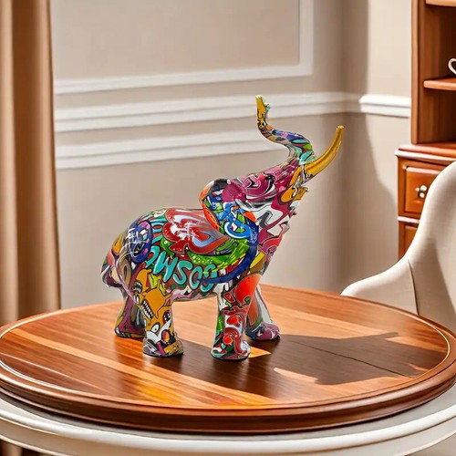 Elefant dekofigur pop art - dekofigur,