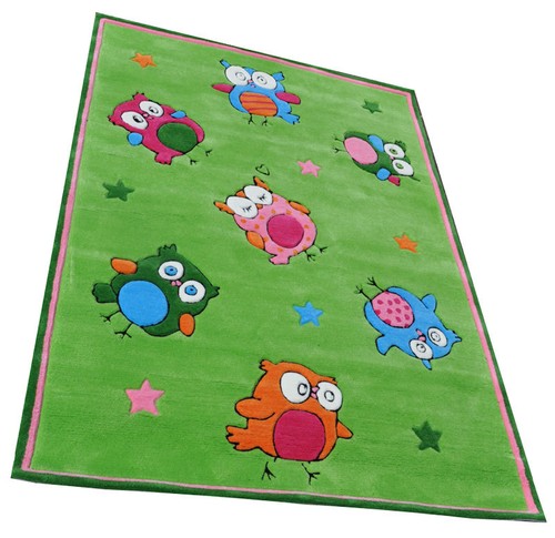 Kinder teppich handtuft eule - kinder,