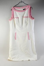 Q34T07- Vintage Rena Lange Etuikleid creme rosa ca. Größe 44