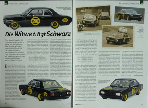 Opel rekord schwarze - c,