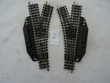 Trix Express H0 Gleismaterial 1 Paar Weichen 4362 mit 4316 Funktion ok -2-