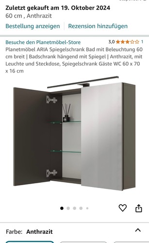 Bad spiegelschrank mit led - mit,