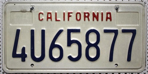 Kalifornien nummernschild usa - nummernschild,