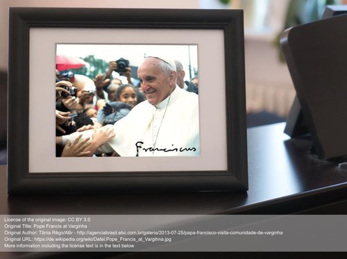 Repro autogramm papst - repro-autogramm,