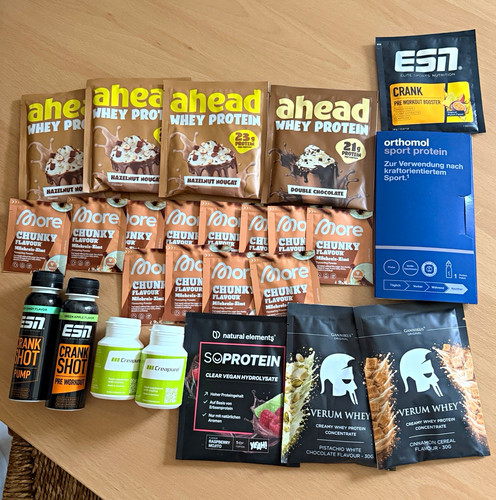 Fitness protein probenpaket - &, protein-probenpaket