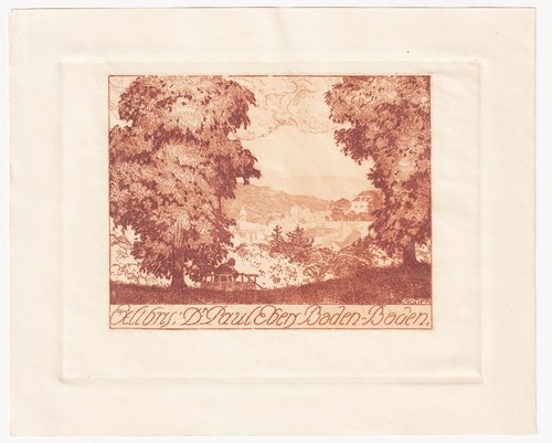 Exlibris alfred soder paul - exlibris,