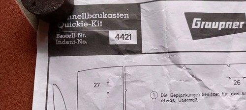 Modellbauplan 209 graupner - bo,
