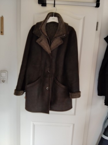 Lammfelljacke braun