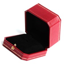 Vintage-Ringbox Leder