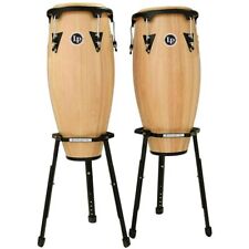 Conga Latin Percussion Aspire LPA647B-AW Wooden Conga Set 11" + 12" Natural Trom