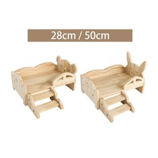 Holz Meerschweinchen Bett