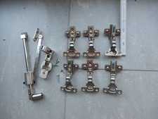 7x Topfscharnier Set Eckanschlag Küchen Schrank Scharnier 35 mm Topf Dämpfung