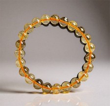 Citrin Armband Rutilquarz