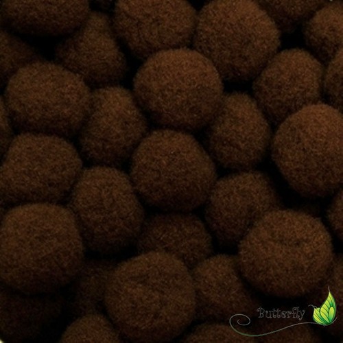 Pompons 13mm 100 stück - pompons,