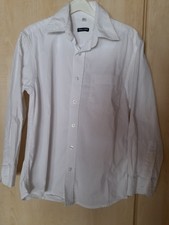 Jungen langarm Hemd weiß
