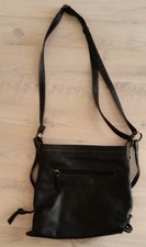Tom Tailor Damen Umhänge/Handtasche, ca. 30 cm x 29 cm, schwarz, Kunstleder