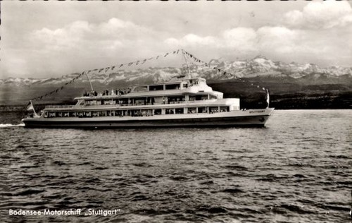 Bodensee motorschiff - ak,