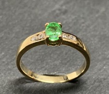 Tsavorit-Goldring  Juwelo