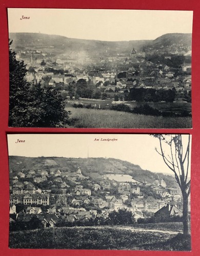 Jena um 1910 panorama - x,