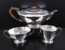 Teekanne Teeservice Silber