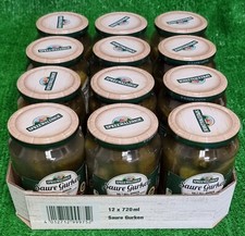 (9,57€/kg) 12x Spreewaldhof Original Spreewälder SAURE GURKEN Salz Dill Gurken