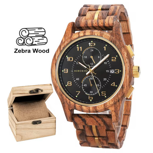 Herren holzuhr holz armbanduhr - herren,