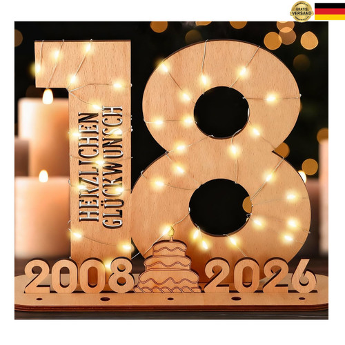 Geburtstag geschenk - 18,