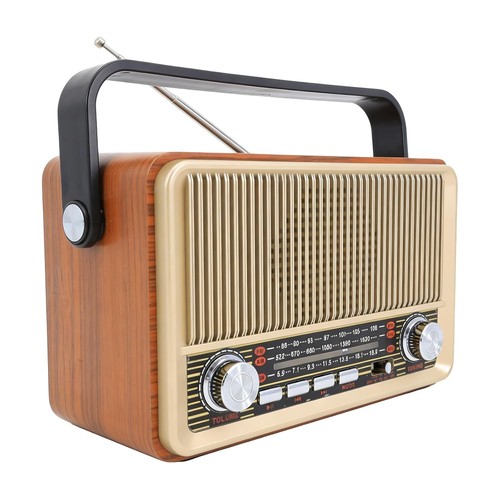 Retro radio mit bluetooth - retro,