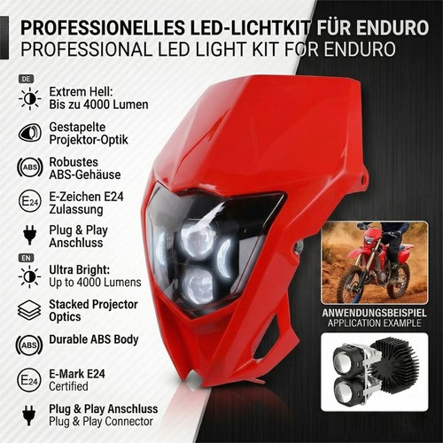 Scheinwerfer led für honda - scheinwerfer, xr