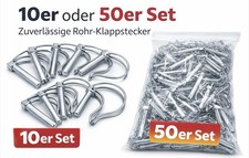 Rohrklappstecker Stahl