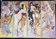 Alphonse Mucha ~ `Vier