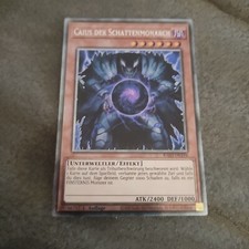 YU GI OH CAIUS DER SCHATTENMONARCH    RA03-DE194 PLATINUM SECRET RARE