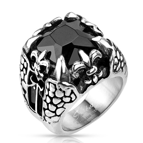 Drachen ring herren schwarzer - drachen,
