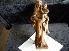 Holzfigur geschnitzt maria - holzfigur, geschnitzt,