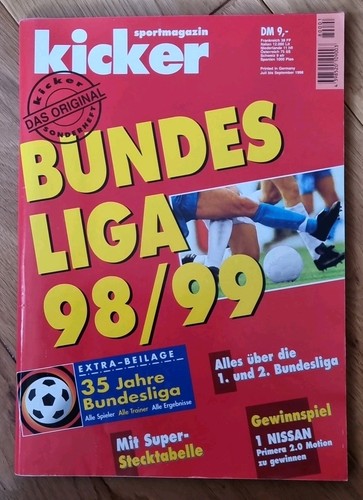 Kicker sonderheft bundesliga - sonderheft,