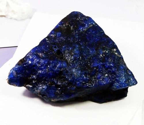 Natürlicher blauer saphir - natürlicher,