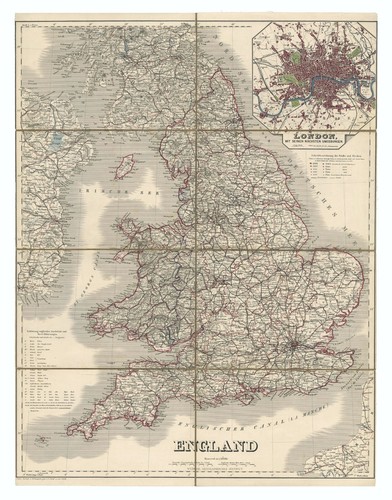 Antike landkarte england - antike,