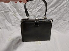 Handtasche antik Echt Leder 23