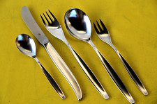 WMF STOCKHOLM -90er-Silber - 5-teilig- 1 (von 6) Sets-gut/sehr gut -Pistolengr.