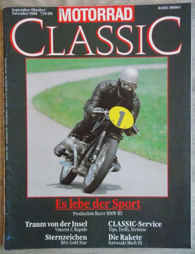 Motorrad classic 1988 - motorrad,