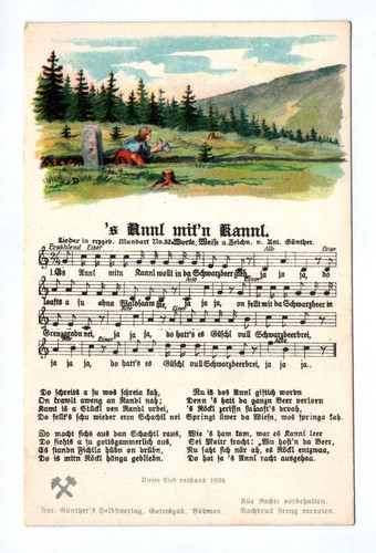 Lieder 1904 annl mit n - ak, mit'n