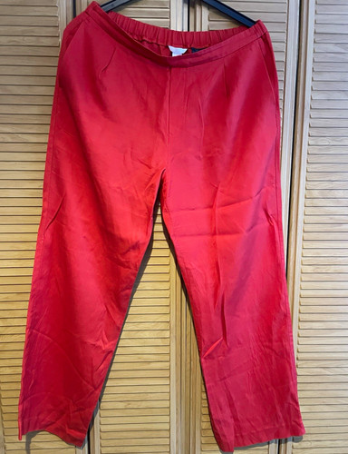 Damen stoffhose rot 42 - h&m,