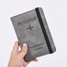 Kunstleder reisepass hülle - kunstleder,