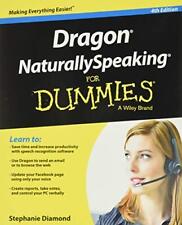 Dragon NaturallySpeaking For Dummies by Stephanie Diamond (Paperback, 2014)