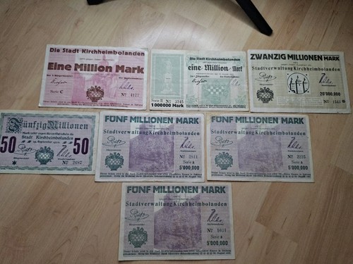 Notgeld set kirchheimbolanden - set,