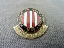 Abzeichen Hamburger Renn-Club 1852 Sekretariat Deutsches Derby Pferderennen 1950