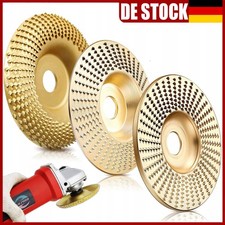 3x Holz Schleifscheibe