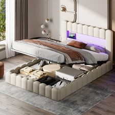 Bubble Bett 180x200 cm Beige